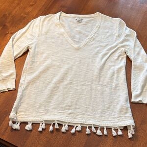 J. Crew Cream Knit Top